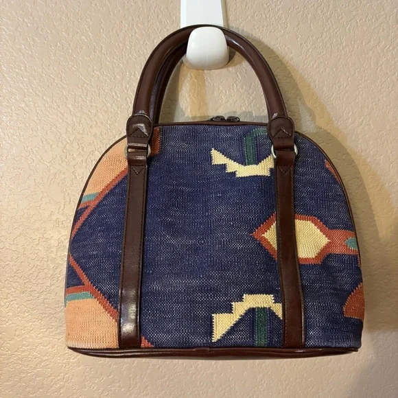 Vintage Laura Gayle Legacy
Southwestern Style Handbag Purse Satchel Shoulder Bag - Picture 8 of 16